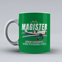 Thumbnail for Miles M.14 Magister - Cartoon - Mug - Green