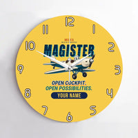 Thumbnail for Miles M.14 Magister - Cartoon + Name - No Frame - Yellow