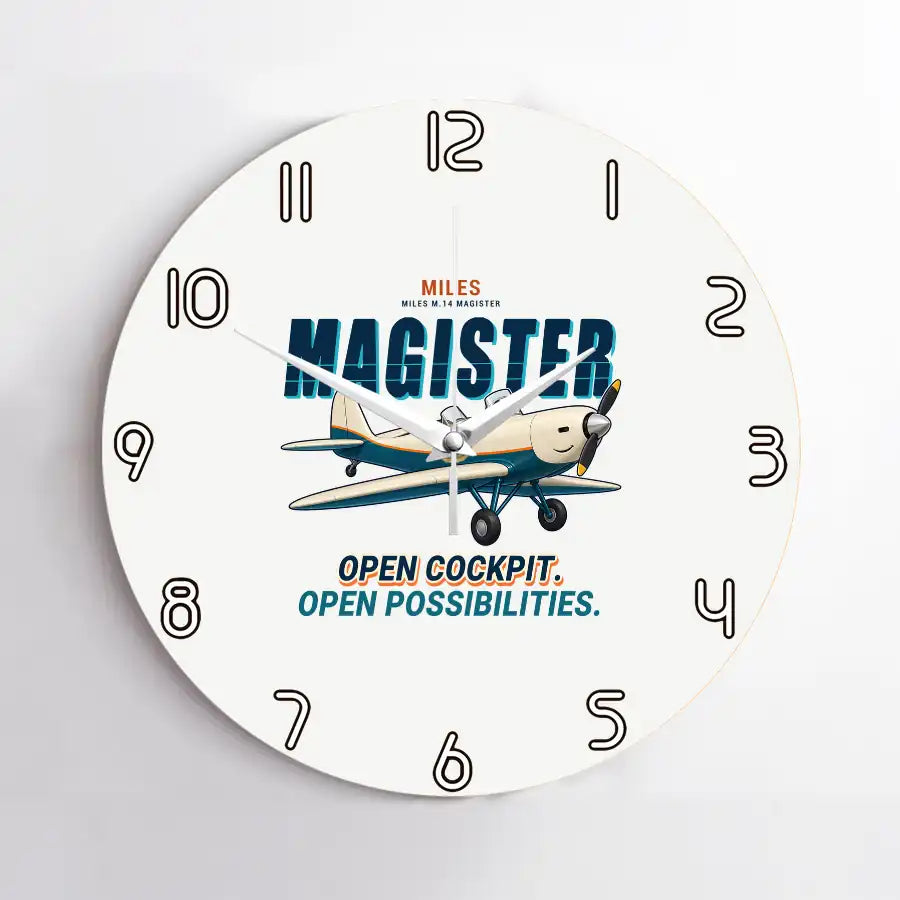 Miles M.14 Magister - Cartoon - No Frame - White