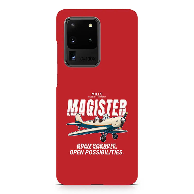 Miles M.14 Magister - Cartoon - Samsung Case - Red