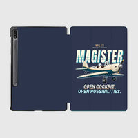 Thumbnail for Miles M.14 Magister - Cartoon - Samsung Tablet - Navy Blue