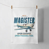 Thumbnail for Miles M.14 Magister - Cartoon - Towel - White