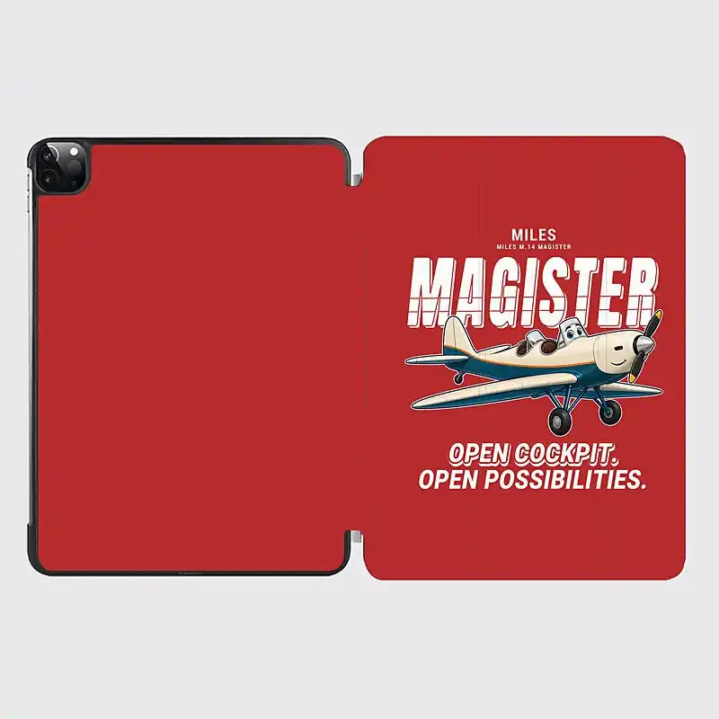Miles M.14 Magister - Cartoon - iPad Case - Red