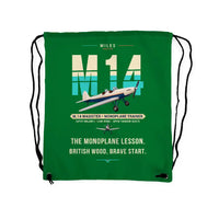 Thumbnail for Miles M.14 Magister - Drawstring Bag - Original - Green