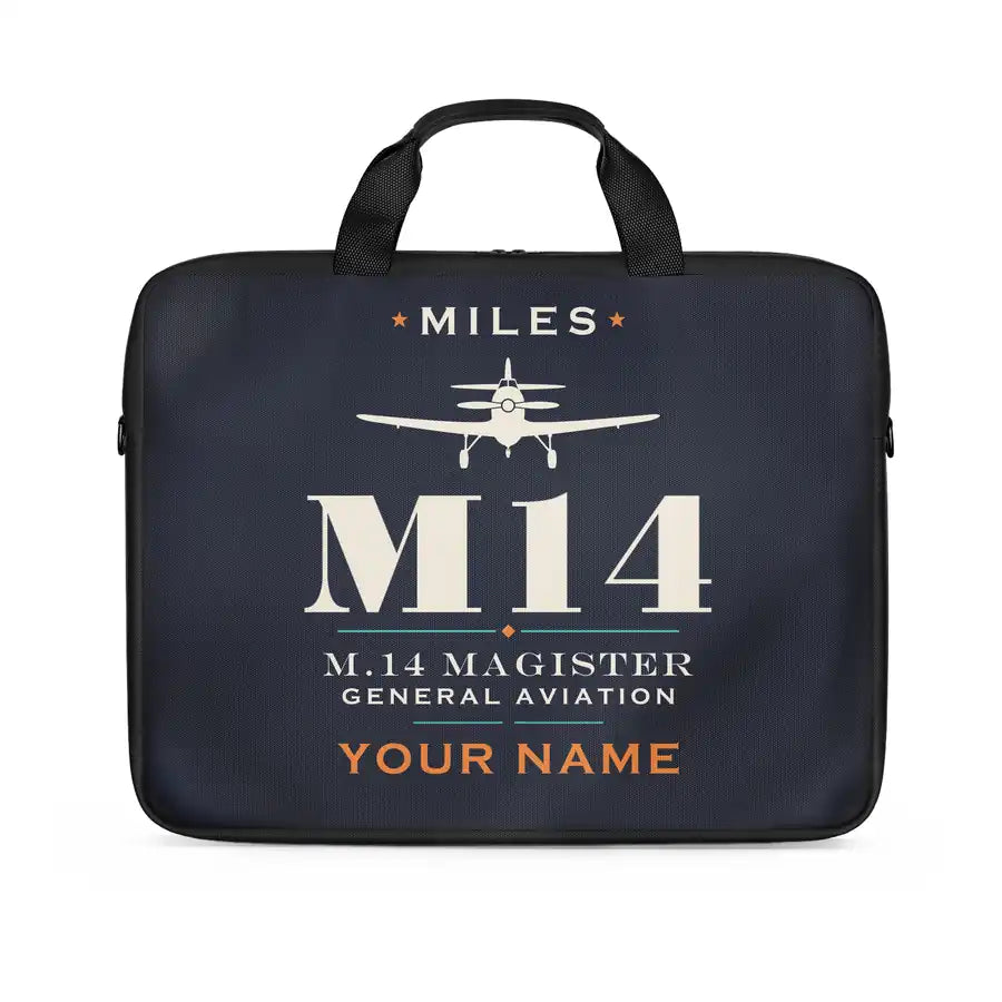 Miles M.14 Magister - Heritage + Name - Laptop Bag