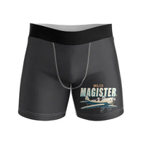 Thumbnail for Miles M.14 Magister - Men Boxers - Cartoon - Black