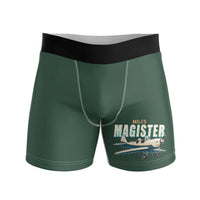 Thumbnail for Miles M.14 Magister - Men Boxers - Cartoon - Dark Green
