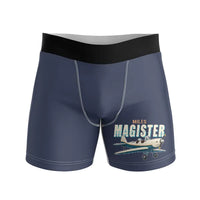 Thumbnail for Miles M.14 Magister - Men Boxers - Cartoon - Navy Blue