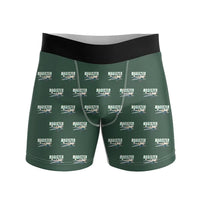 Thumbnail for Miles M.14 Magister - Men Boxers - Cartoon Pattern - Dark Green