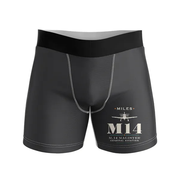 Miles M.14 Magister - Men Boxers - Heritage - Black