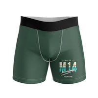 Thumbnail for Miles M.14 Magister - Men Boxers - Original + Name - Dark Green
