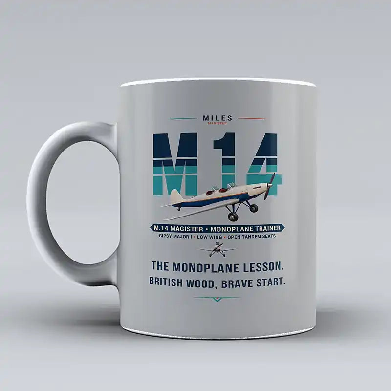 Miles M.14 Magister - Original - Mug - Light Gray