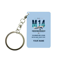 Thumbnail for Miles M.14 Magister - Original + Name - Key Chain - Light Blue