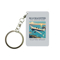 Thumbnail for Miles M.14 Magister - Poster - Key Chain - Light Gray