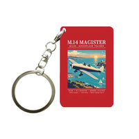 Thumbnail for Miles M.14 Magister - Poster - Key Chain - Red