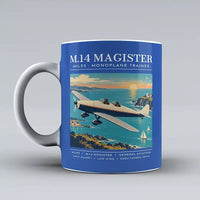 Thumbnail for Miles M.14 Magister - Poster - Mug - Blue