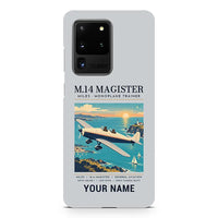 Thumbnail for Miles M.14 Magister - Poster + Name - Samsung Case - Light Gray