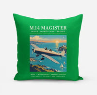 Thumbnail for Miles M.14 Magister - Poster - Pillow - Green