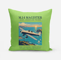 Thumbnail for Miles M.14 Magister - Poster - Pillow - Light Green