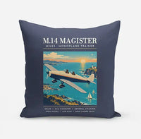Thumbnail for Miles M.14 Magister - Poster - Pillow - Navy Blue