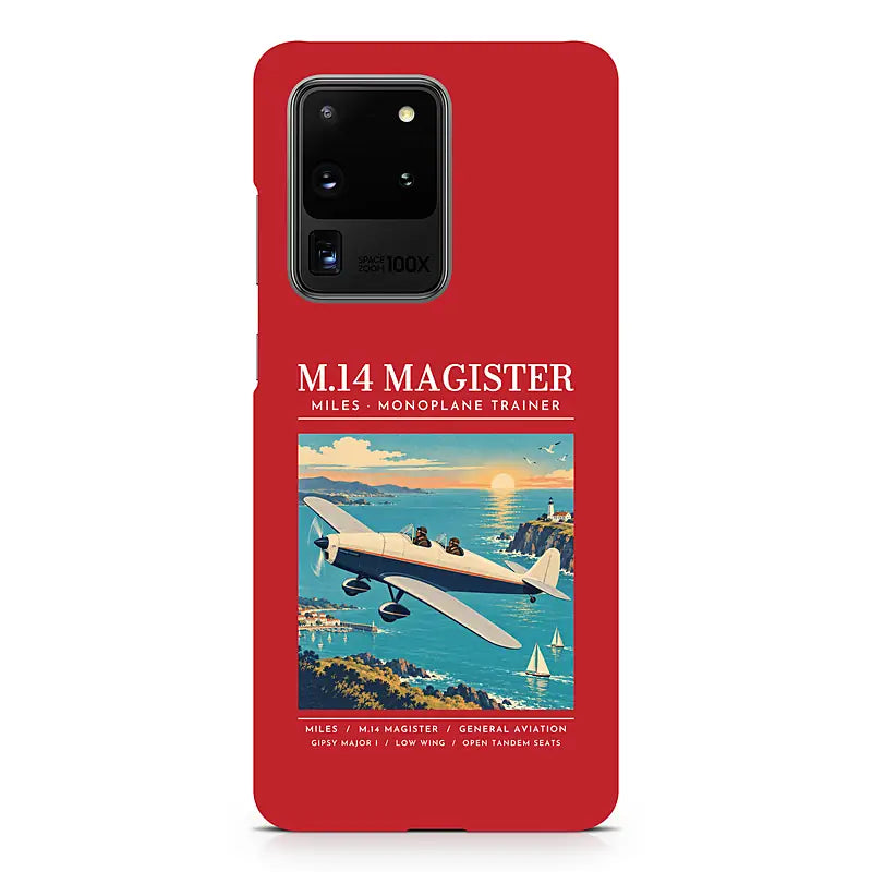 Miles M.14 Magister - Poster - Samsung Case - Red