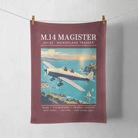 Thumbnail for Miles M.14 Magister - Poster - Towel - Dark Red