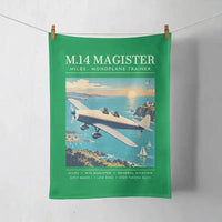 Thumbnail for Miles M.14 Magister - Poster - Towel - Green