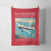Thumbnail for Miles M.14 Magister - Poster - Towel - Red