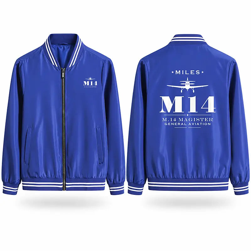 Miles M.14 Magister Stylish Jackets - Baseball Collar - Heritage - Royal Blue