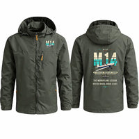 Thumbnail for Miles M.14 Magister Stylish Jackets - Hooded Windbreaker - Original - Olive Green