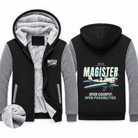 Thumbnail for Miles M.14 Magister Zipped Sweatshirts - Cartoon - Black & Gray