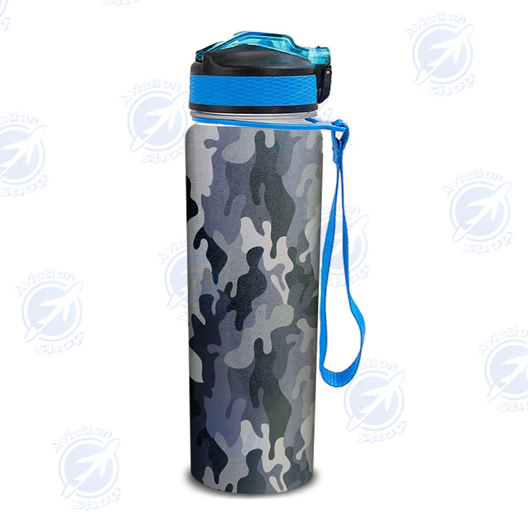 Military Camouflage Army Gray Designed Sports Kettles