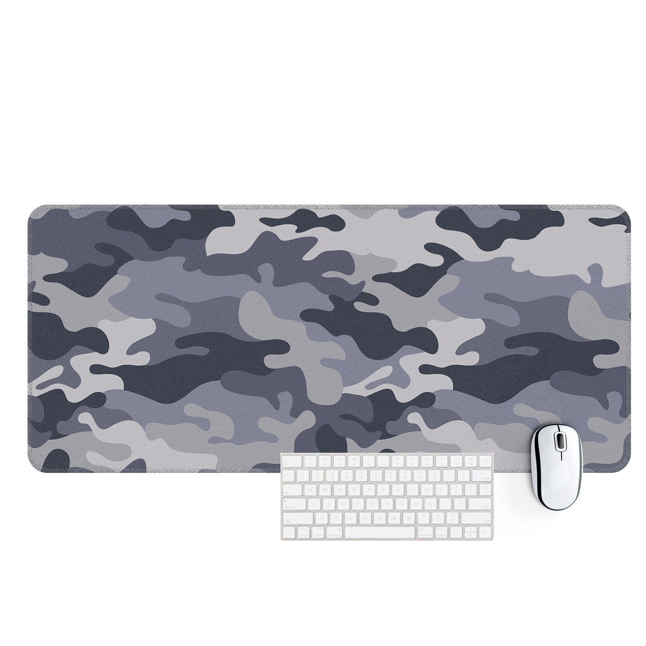 Military Camouflage Army Gray Designed Desk Mats