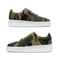 Thumbnail for Military Camouflage Army Green Designed Low Top Sport Sneakers & Shoes