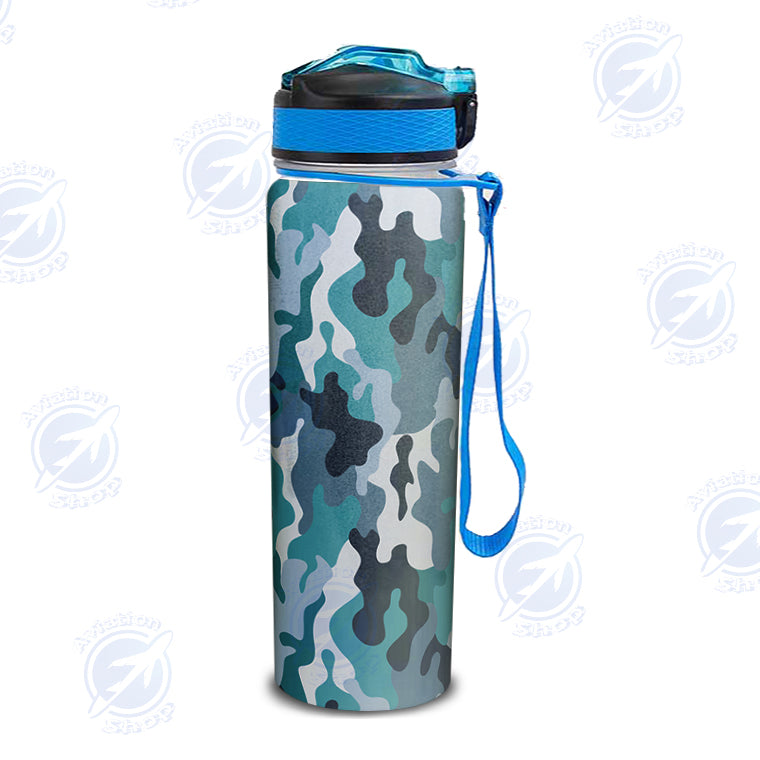 Military Camouflage Green Designed Sports Kettles