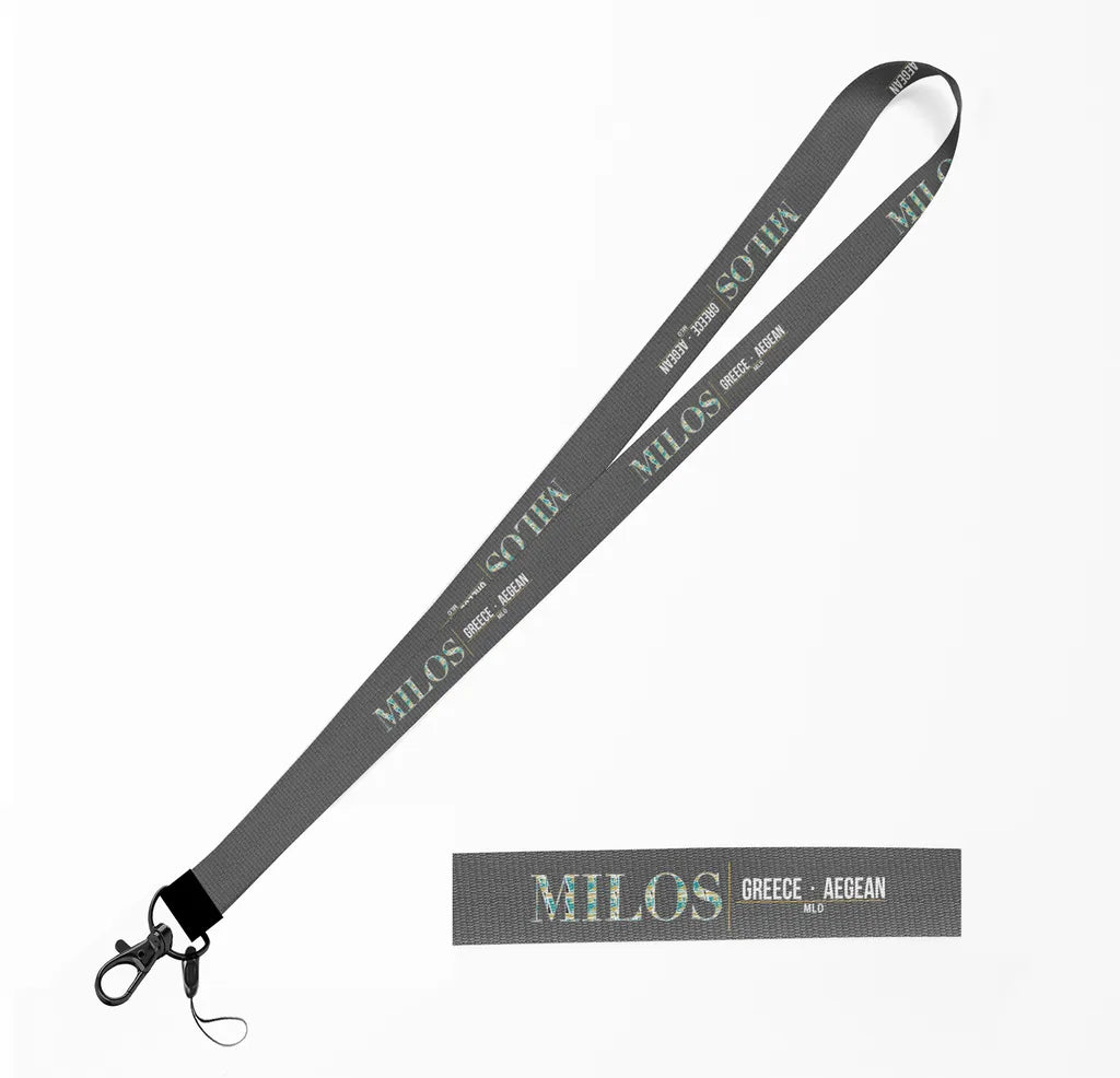 Milos City Series lanyard - gray