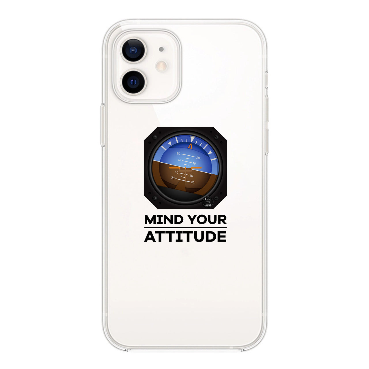 Mind Your Attitude Designed Transparent Silicone iPhone Cases
