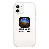 Thumbnail for Mind Your Attitude Designed Transparent Silicone iPhone Cases