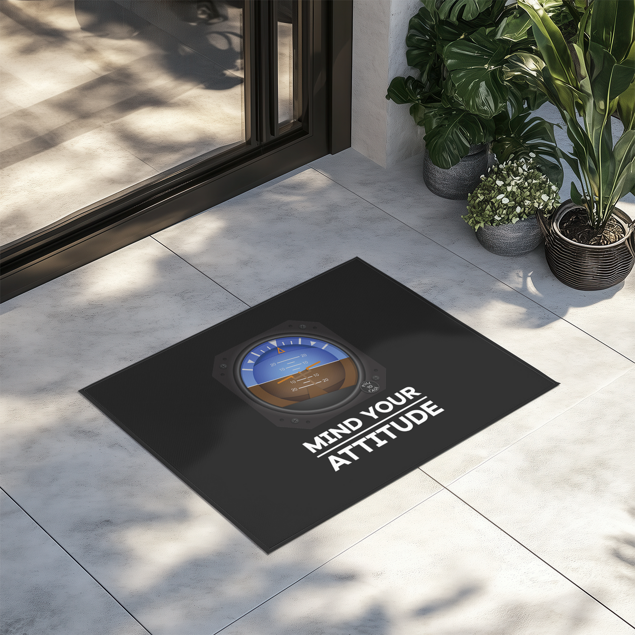 Mind Your Attitude Designed Door Mats