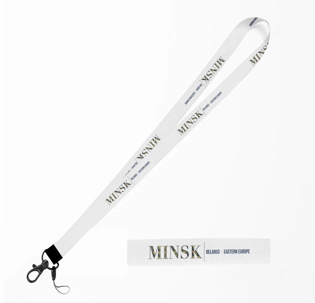 Minsk City Series lanyard - white