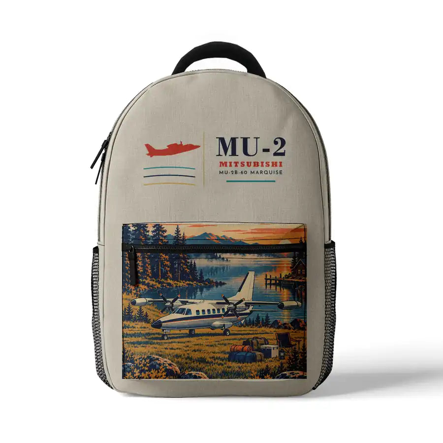 Mitsubishi MU-2B-60 Marquise - 3D Backpack - Beige