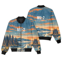 Thumbnail for Mitsubishi MU-2B-60 Marquise 3D All-Over Print Clothing - Bomber Jacket - 3D