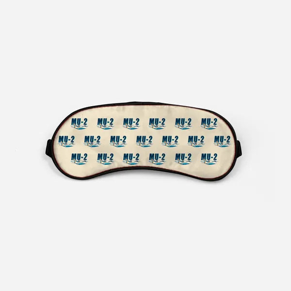 Mitsubishi MU-2B-60 Marquise - Cartoon Pattern - Sleep Mask - Beige