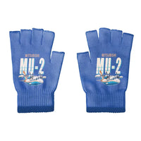 Thumbnail for Mitsubishi MU-2B-60 Marquise - Gloves - Cut - Cartoon - Blue