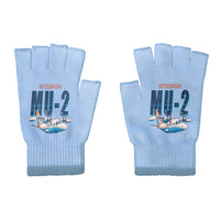 Thumbnail for Mitsubishi MU-2B-60 Marquise - Gloves - Cut - Cartoon - Light Blue