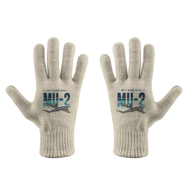 Mitsubishi MU-2B-60 Marquise - Gloves - Full - Original - Beige