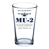 Thumbnail for Mitsubishi MU-2B-60 Marquise - Heritage - Beer & Water Glass