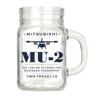Thumbnail for Mitsubishi MU-2B-60 Marquise - Heritage - Cocktail Glass (Mason Jar)