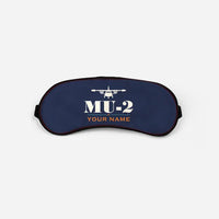Thumbnail for Mitsubishi MU-2B-60 Marquise - Heritage + Name - Sleep Mask - Navy Blue