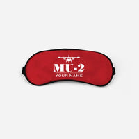Thumbnail for Mitsubishi MU-2B-60 Marquise - Heritage + Name - Sleep Mask - Red